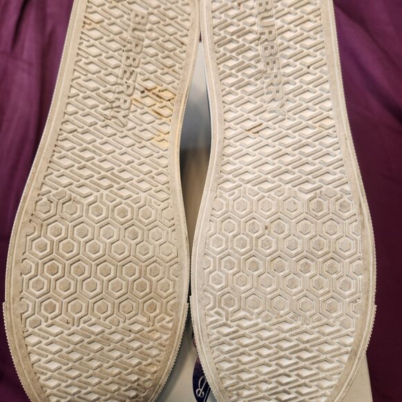 Burberry Purple & Green Check Canvas Sneakers – Size 39 (EU) - Picture 5 of 5